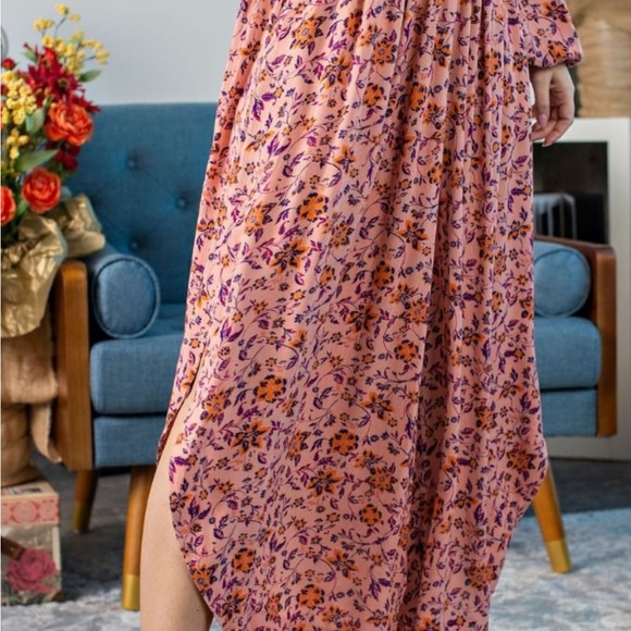 “Flower me Pretty set”: flowy pants with matching top. NWT - Picture 8 of 10